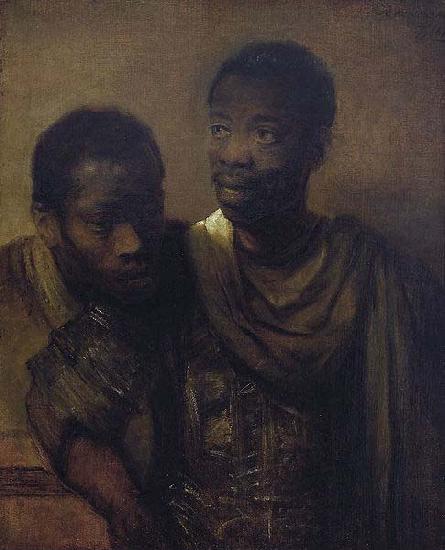 Rembrandt Peale Two young Africans. oil painting image